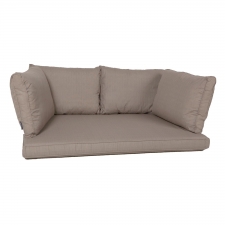 palettenkissen Sitz/Arm/Rücken carré (120X80cm) - Panama taupe