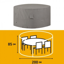 Schutzhülle Sitzgruppe rund 200xH85cm