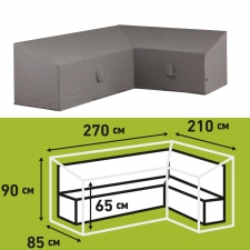 Schutzhülle Loungegruppe 270x210x65/90 rechts