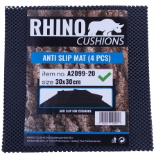 Antirutschmatte schwarz 30x30cm Rhino (Set von 4 Stück)