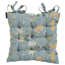 Sitzkissen Toscane 43x43cm - Julliete azure (wasserabweisend)