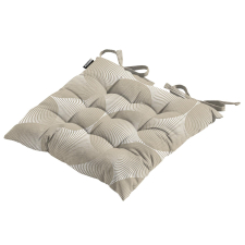 Sitzkissen Toscane 46x46cm - Napels rondo taupe (wasserabweisend)
