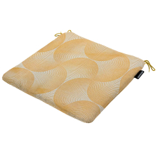 Sitzkissen universal 40x40cm - Napels rondo mustard (wasserabweisend)