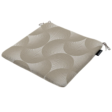 Sitzkissen universal 40x40cm - Napels rondo taupe (wasserabweisend)
